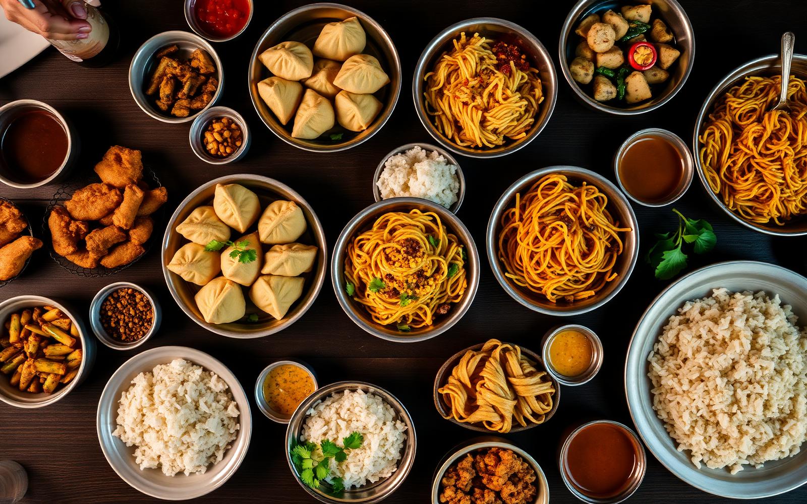 Catering spread