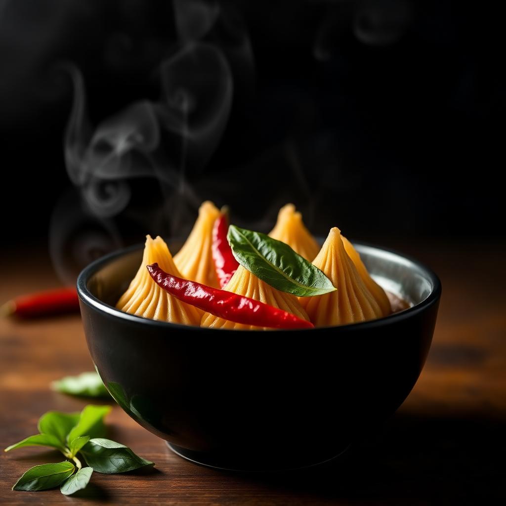 Thai Red Curry Momos